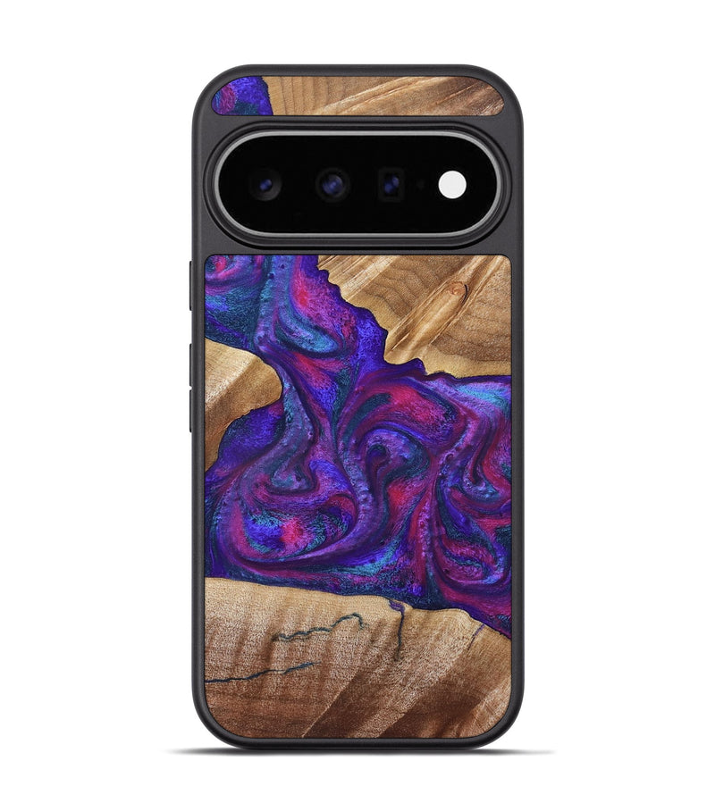 Pixel 11 Pro Wood Phone Case - Vina (Purple, 832721)