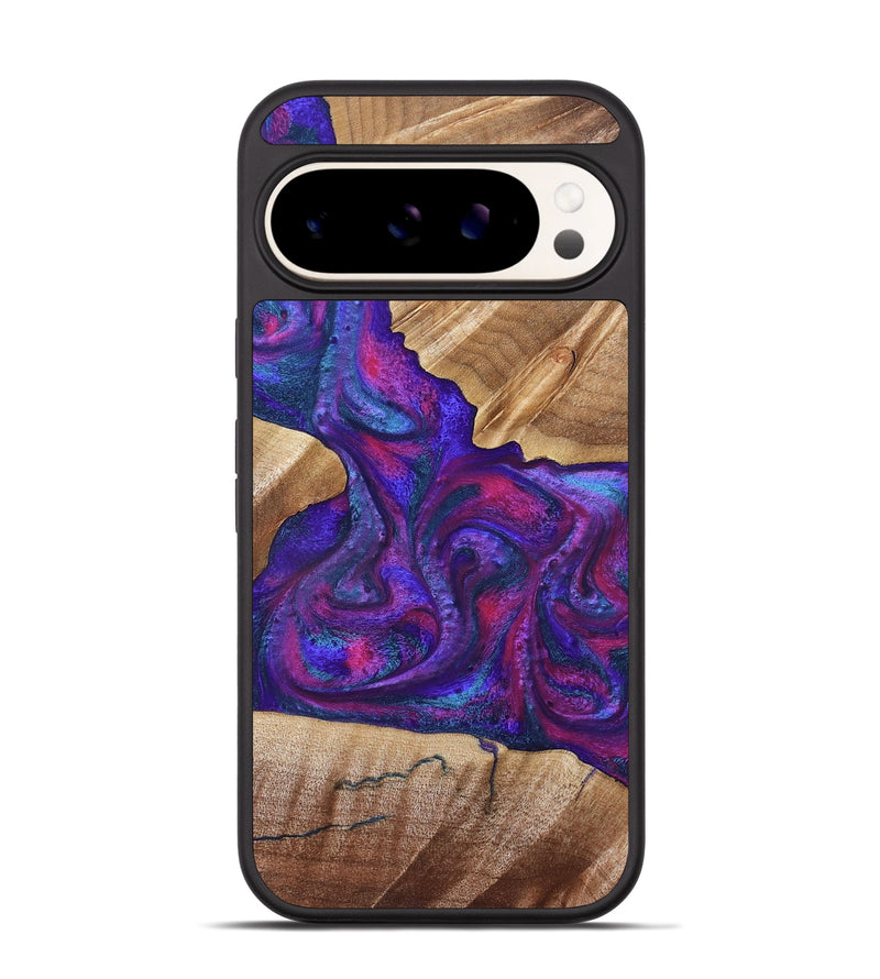 Pixel 9 Pro Wood Phone Case - Vina (Purple, 832721)