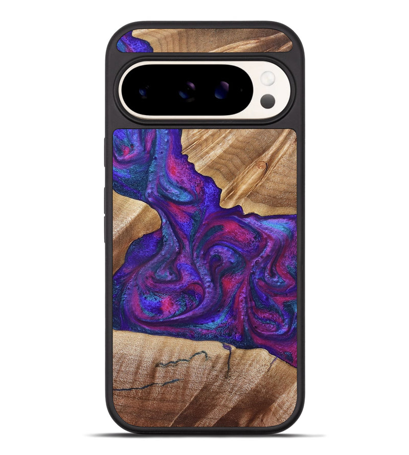 Pixel 9 Pro XL Wood Phone Case - Vina (Purple, 832721)