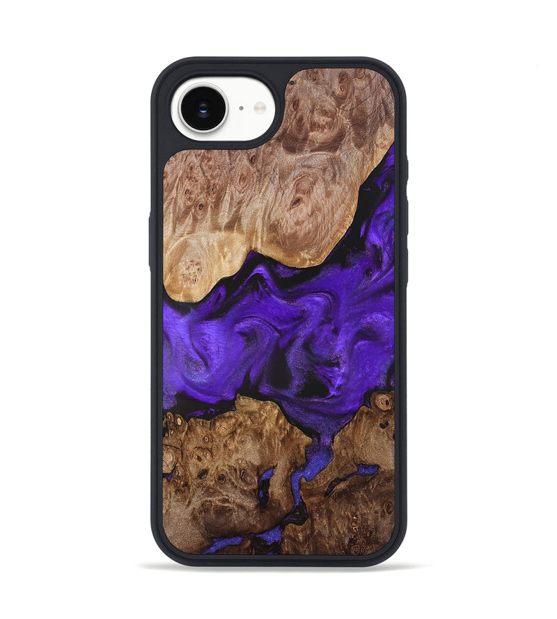 iPhone 16e Wood Phone Case - Loretta (Purple, 832722)