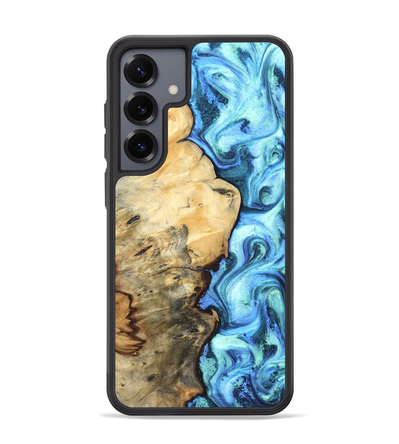 Galaxy S25 Plus Wood Phone Case - River (Blue, 832724)