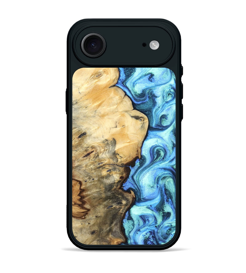 iPhone 17 Air Wood Phone Case - River (Blue, 832724)