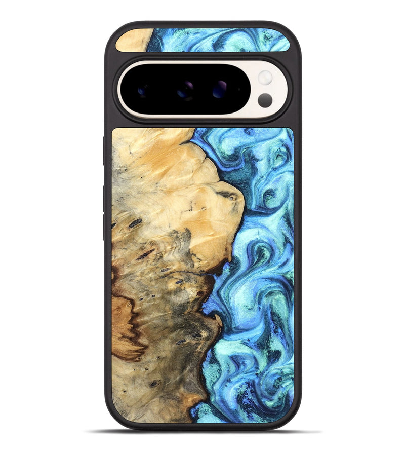 Pixel 9 Pro XL Wood Phone Case - River (Blue, 832724)