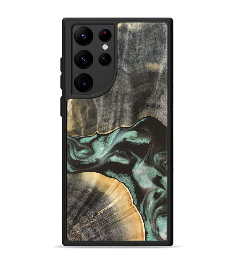 Galaxy S22 Ultra Wood Phone Case - Kelly (Green, 832727)