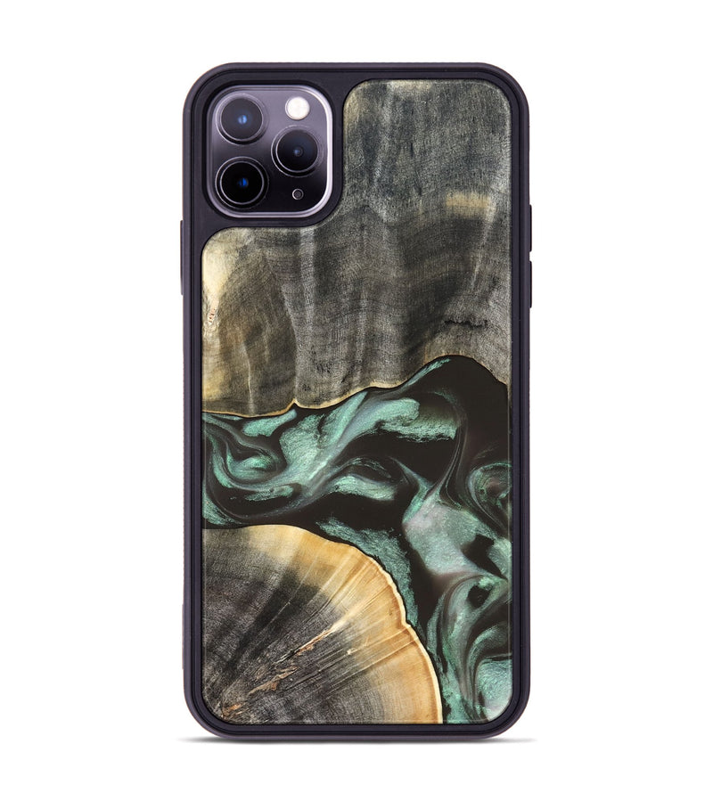 iPhone 11 Pro Max Wood Phone Case - Kelly (Green, 832727)