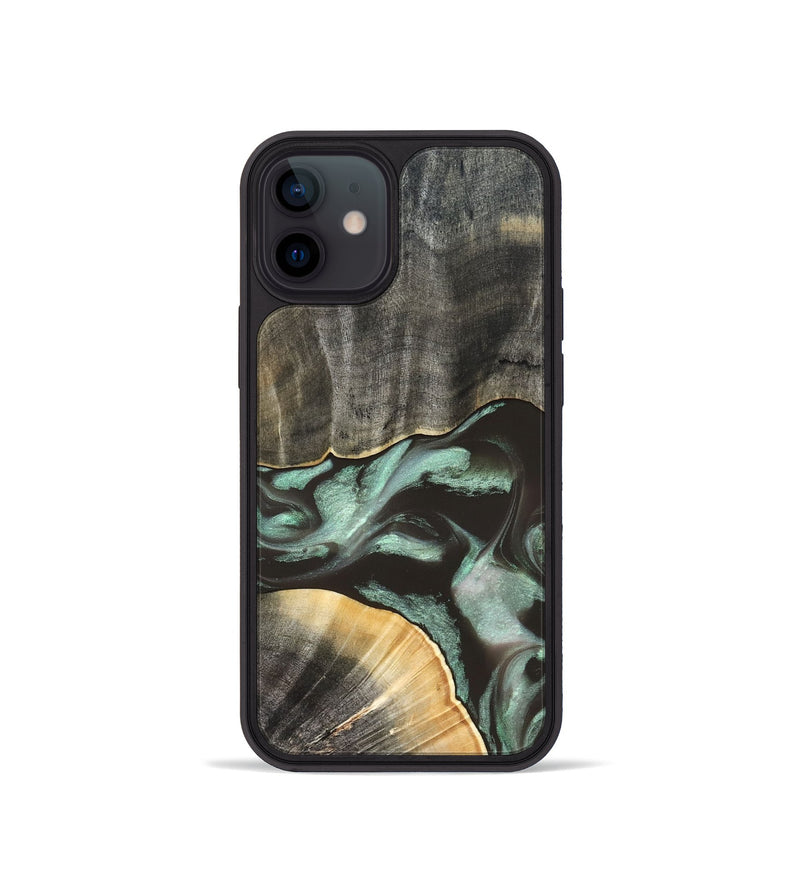 iPhone 12 mini Wood Phone Case - Kelly (Green, 832727)