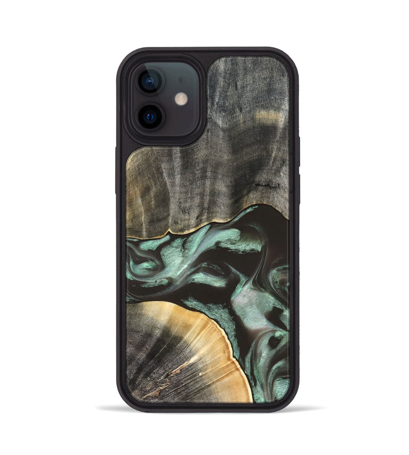 iPhone 12 Wood Phone Case - Kelly (Green, 832727)
