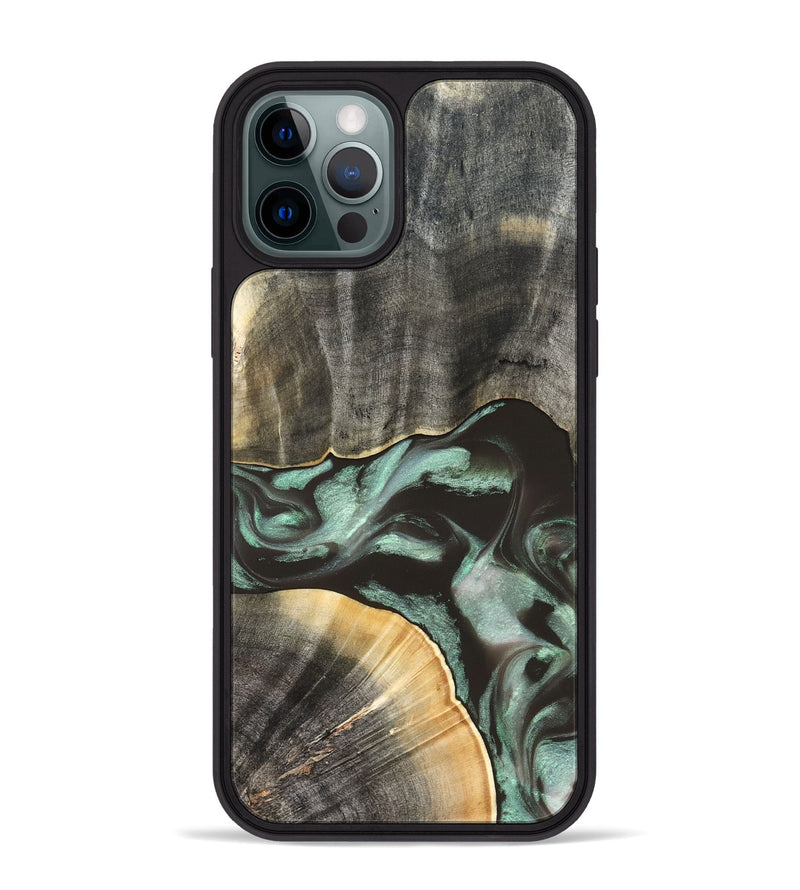 iPhone 12 Pro Max Wood Phone Case - Kelly (Green, 832727)