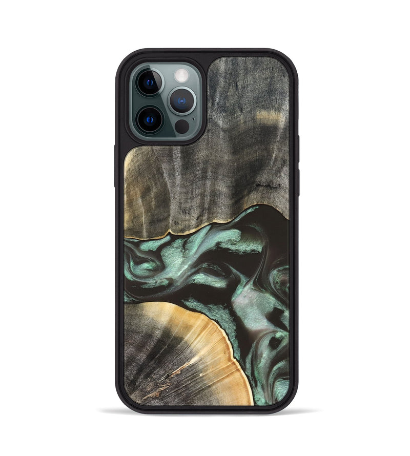iPhone 12 Pro Wood Phone Case - Kelly (Green, 832727)