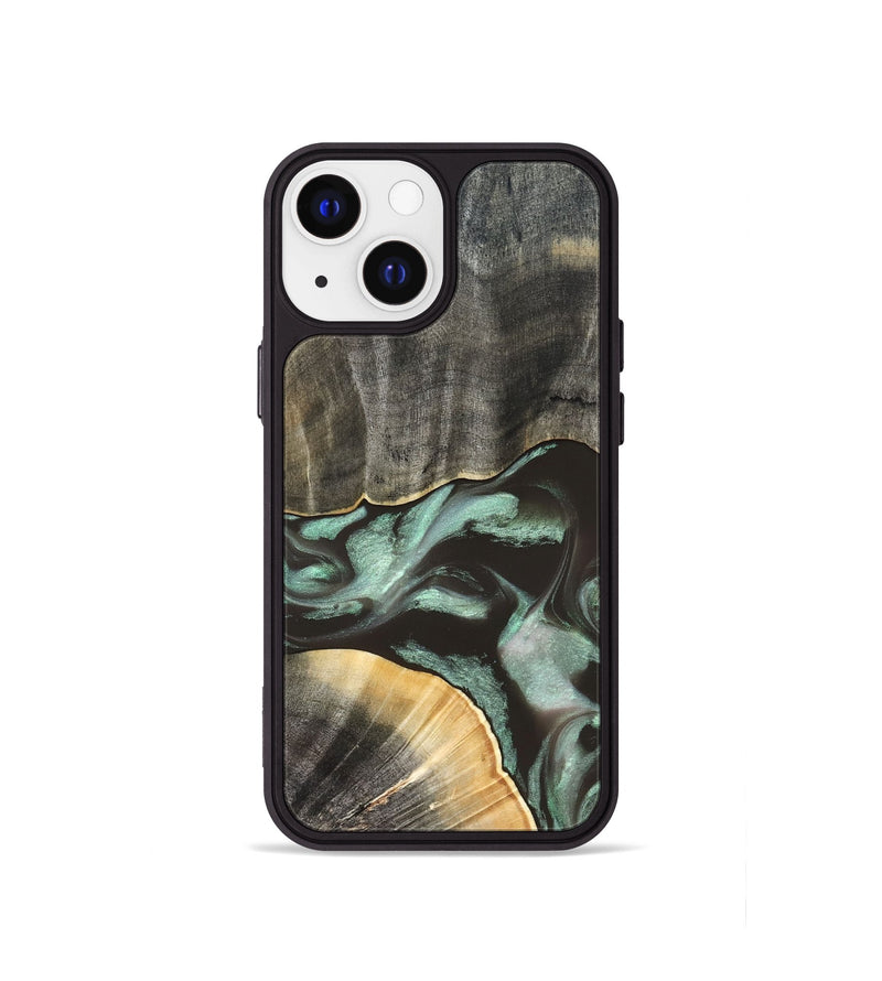 iPhone 13 mini Wood Phone Case - Kelly (Green, 832727)