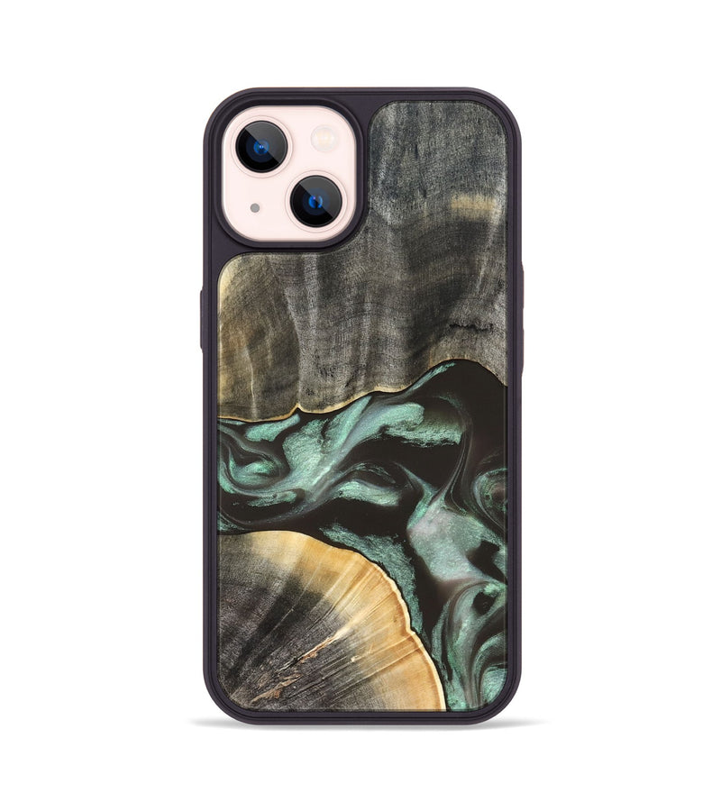 iPhone 14 Wood Phone Case - Kelly (Green, 832727)