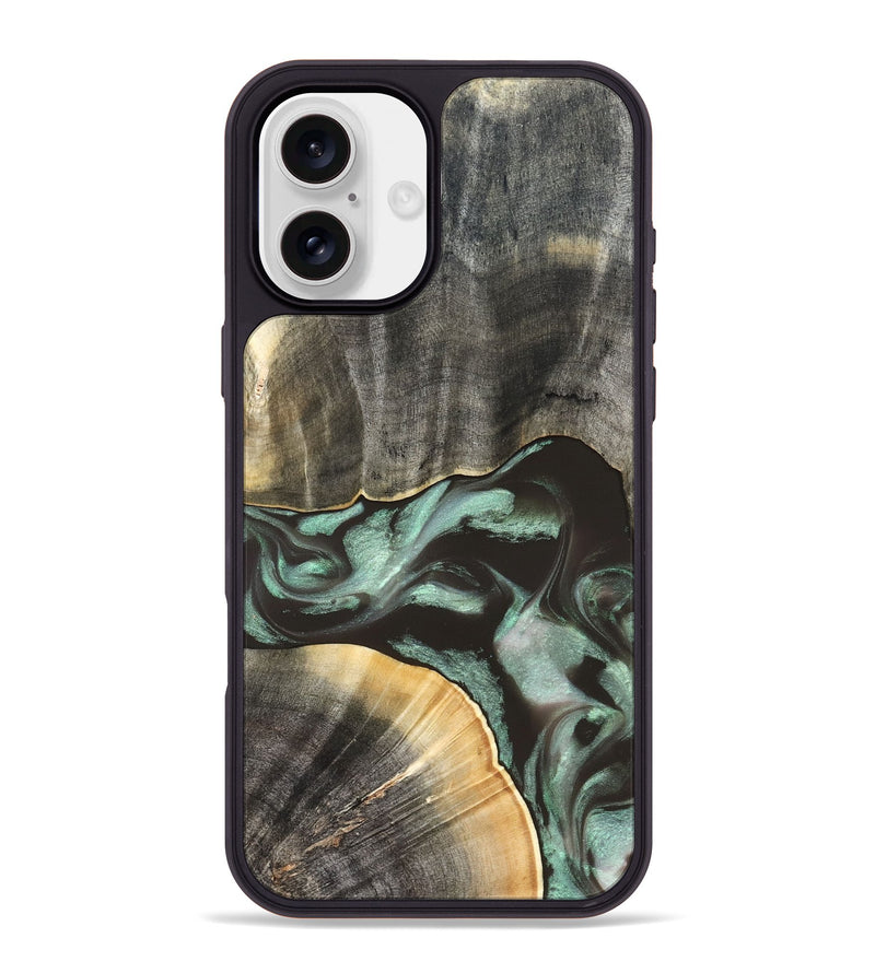 iPhone 16 Plus Wood Phone Case - Kelly (Green, 832727)