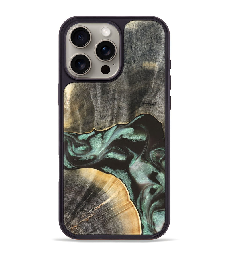 iPhone 16 Pro Max Wood Phone Case - Kelly (Green, 832727)