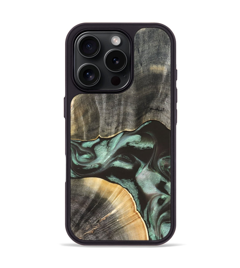 iPhone 16 Pro Wood Phone Case - Kelly (Green, 832727)