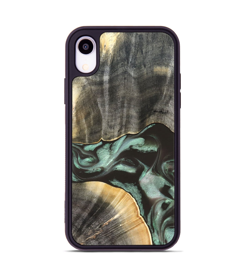 iPhone Xr Wood Phone Case - Kelly (Green, 832727)