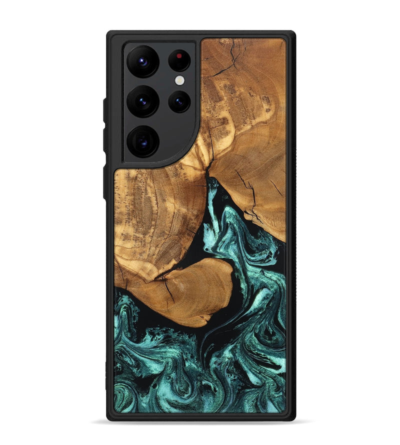 Galaxy S22 Ultra Wood Phone Case - Lyndsey (Green, 832728)