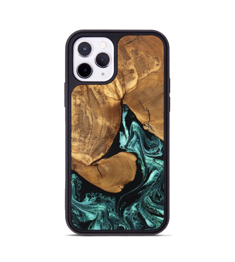 iPhone 11 Pro Wood Phone Case - Lyndsey (Green, 832728)