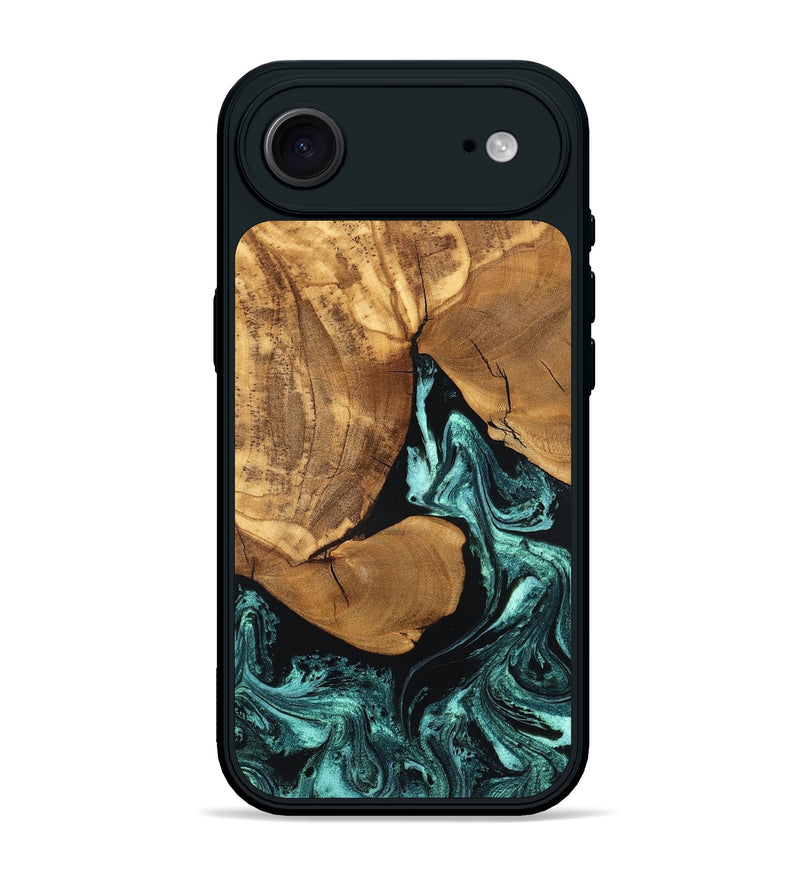 iPhone 17 Air Wood Phone Case - Lyndsey (Green, 832728)