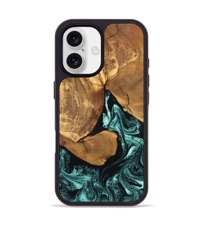 iPhone 17 Wood Phone Case - Lyndsey (Green, 832728)