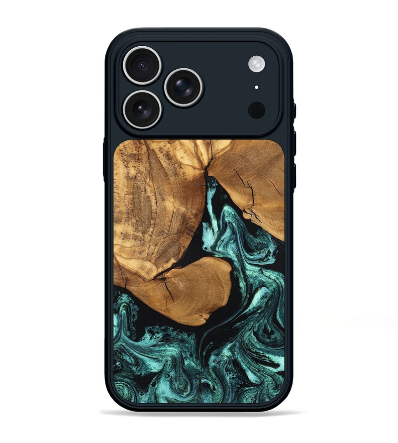 iPhone 17 Pro Max Wood Phone Case - Lyndsey (Green, 832728)