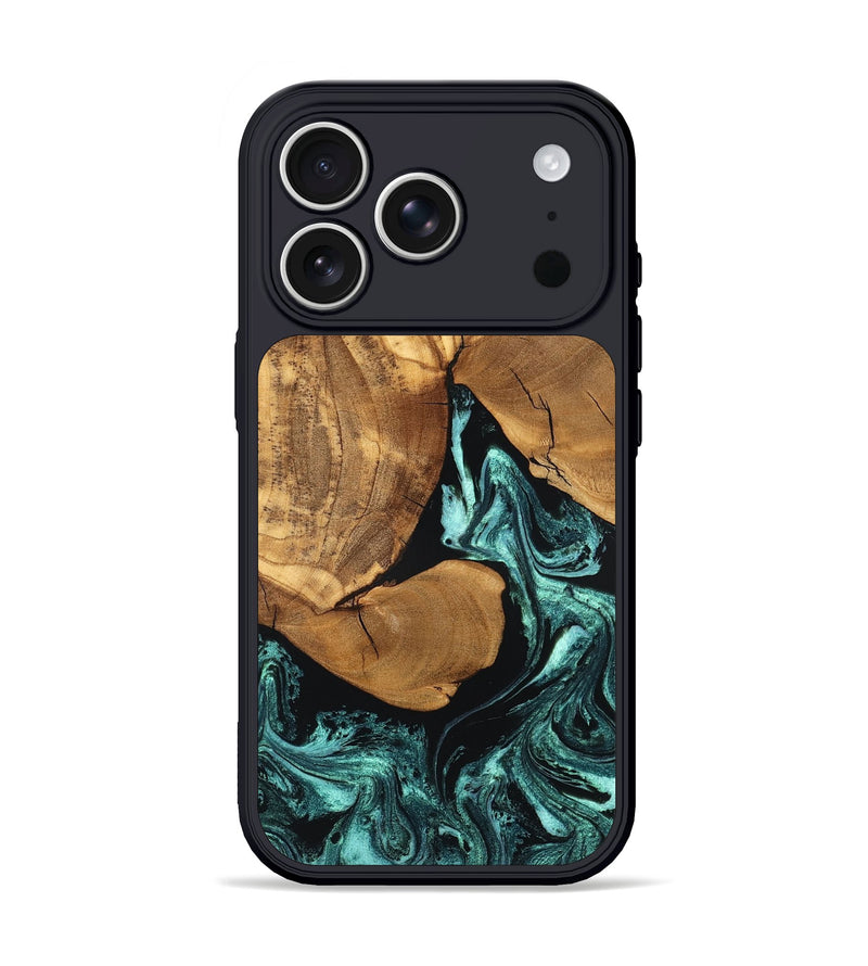 iPhone 17 Pro Wood Phone Case - Lyndsey (Green, 832728)