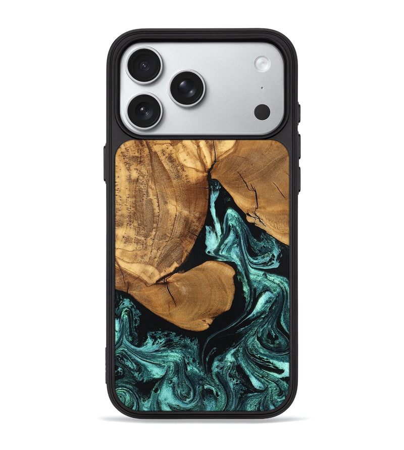 iPhone 18 Pro Max Wood Phone Case - Lyndsey (Green, 832728)