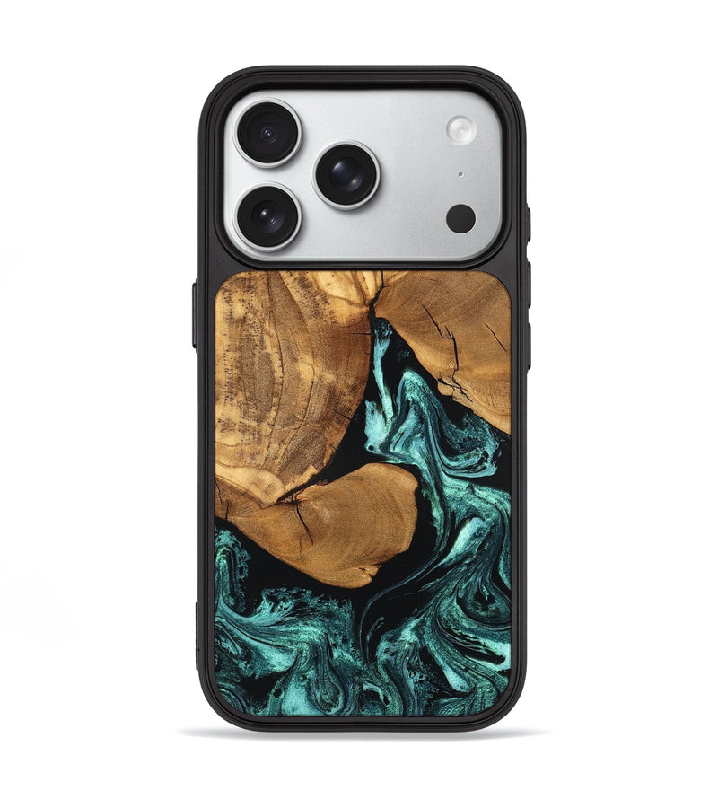 iPhone 18 Pro Wood Phone Case - Lyndsey (Green, 832728)