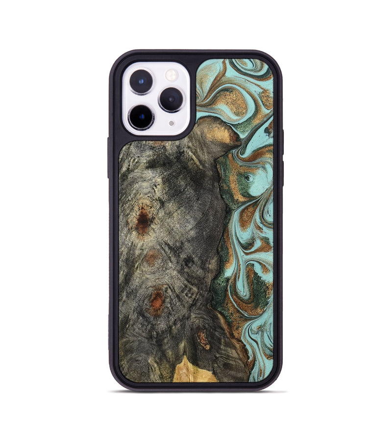 iPhone 11 Pro Wood Phone Case - Cloe (Green, 832729)