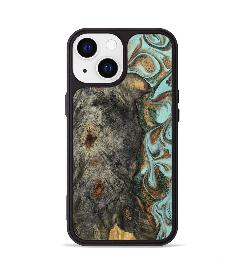 iPhone 13 Wood Phone Case - Cloe (Green, 832729)