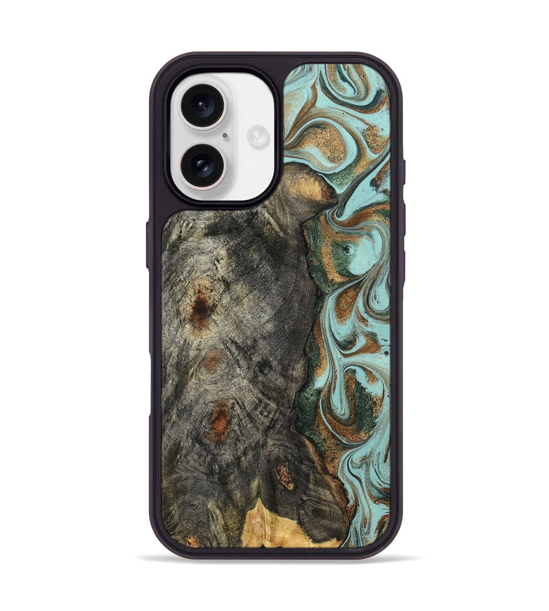 iPhone 17 Wood Phone Case - Cloe (Green, 832729)