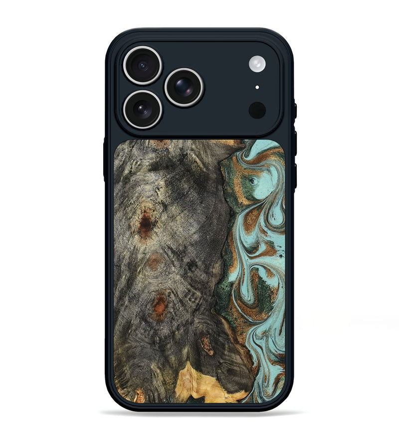 iPhone 17 Pro Max Wood Phone Case - Cloe (Green, 832729)