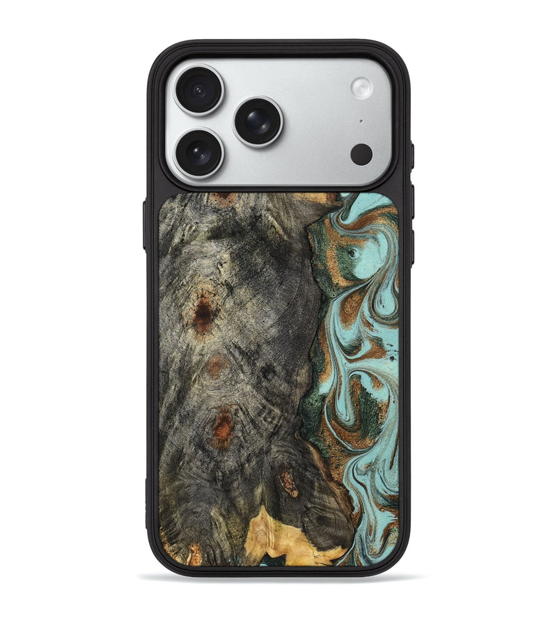 iPhone 18 Pro Max Wood Phone Case - Cloe (Green, 832729)