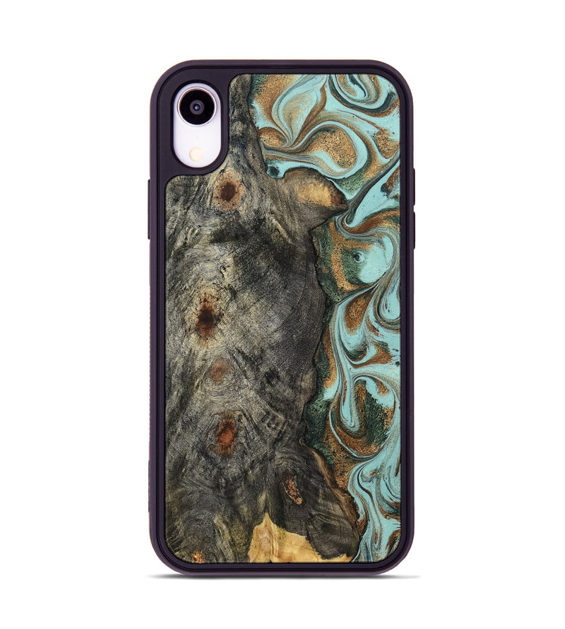 iPhone Xr Wood Phone Case - Cloe (Green, 832729)