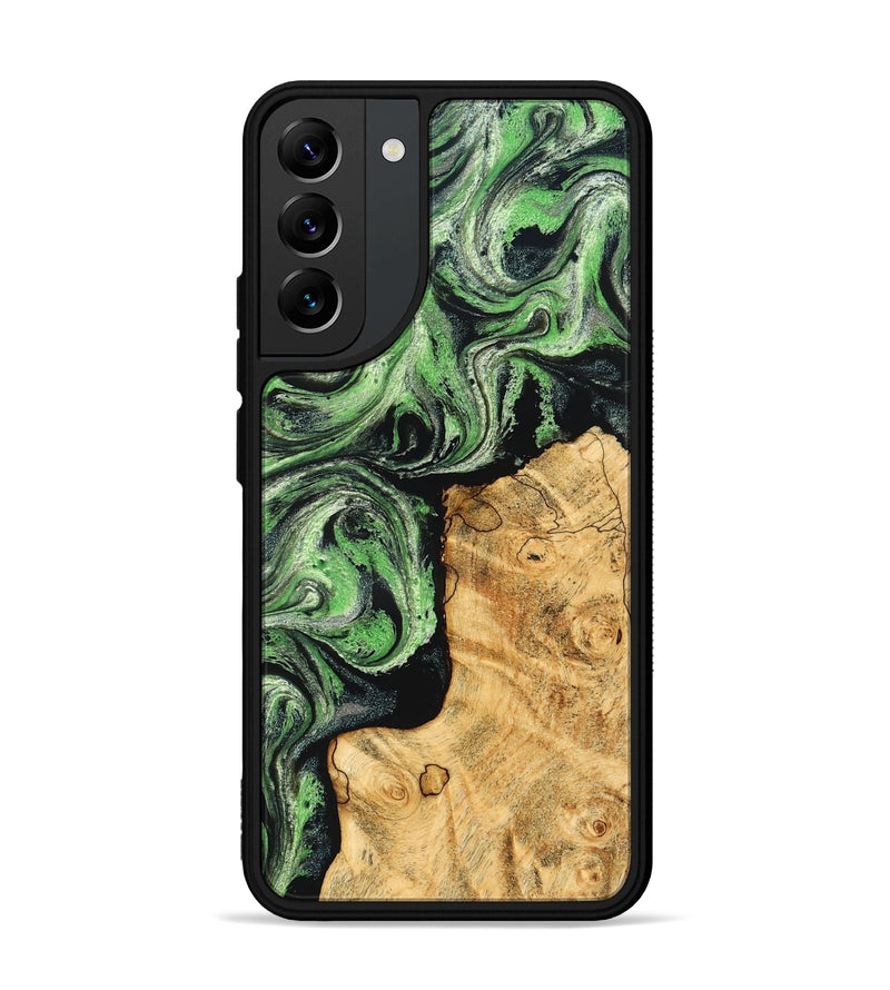 Galaxy S22 Plus Wood Phone Case - Malvina (Green, 832730)