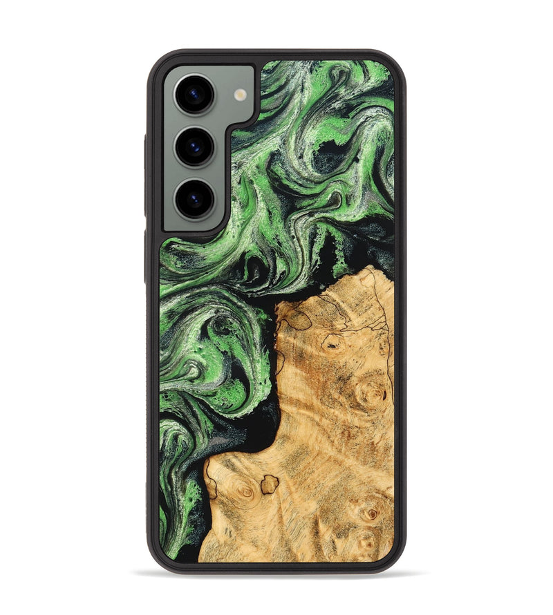 Galaxy S23 Plus Wood Phone Case - Malvina (Green, 832730)