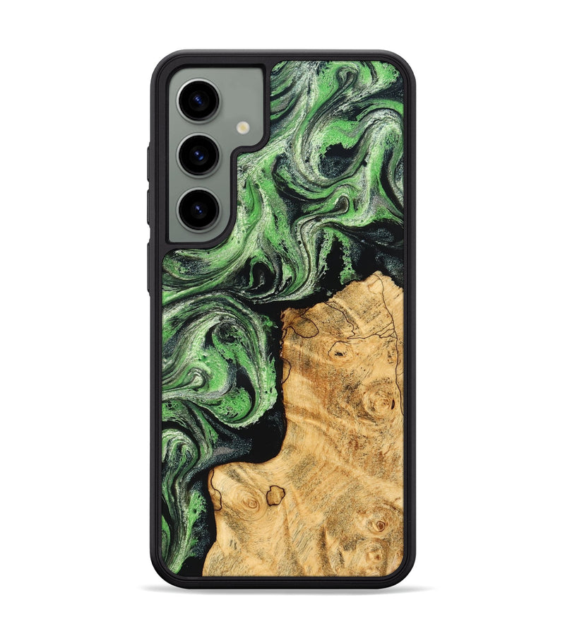 Galaxy S24 Plus Wood Phone Case - Malvina (Green, 832730)