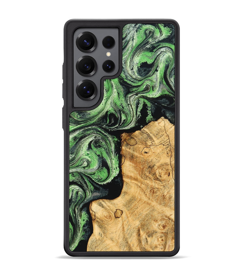 Galaxy S25 Ultra Wood Phone Case - Malvina (Green, 832730)