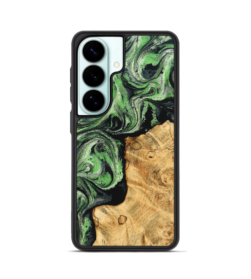 Galaxy S26 Wood Phone Case - Malvina (Green, 832730)
