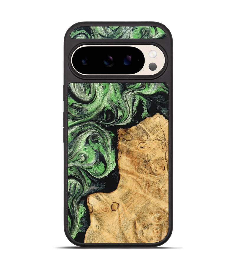 Pixel 10 Wood Phone Case - Malvina (Green, 832730)