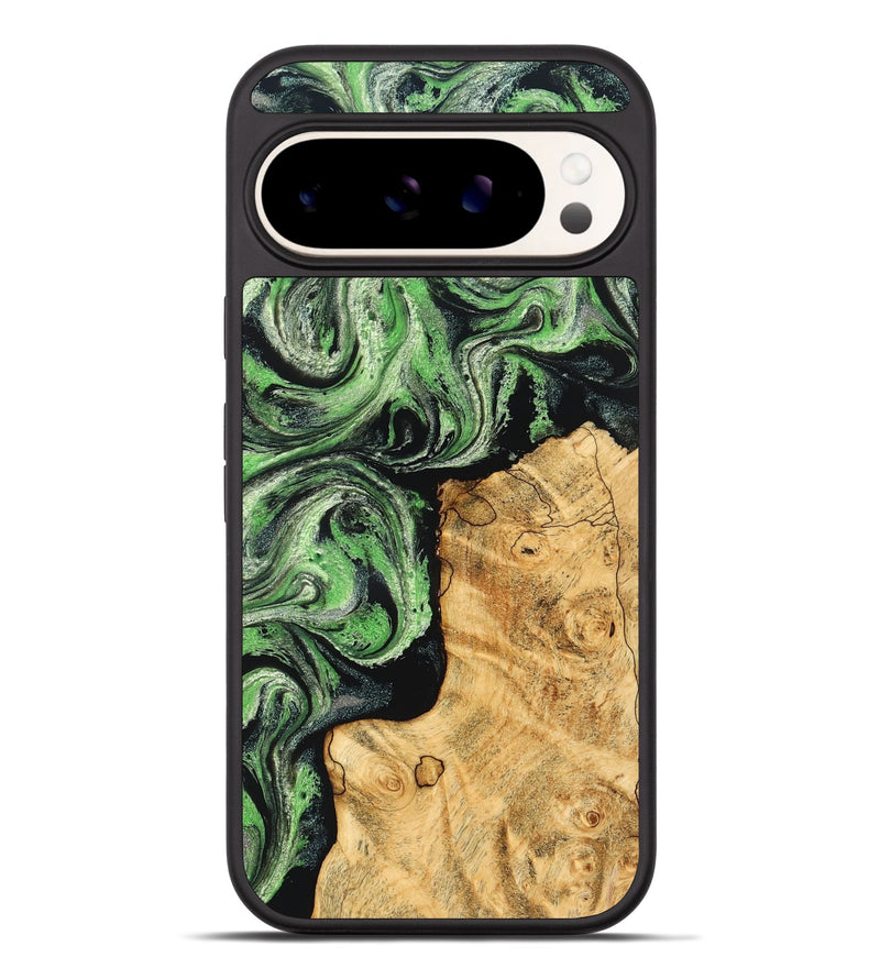 Pixel 9 Pro XL Wood Phone Case - Malvina (Green, 832730)