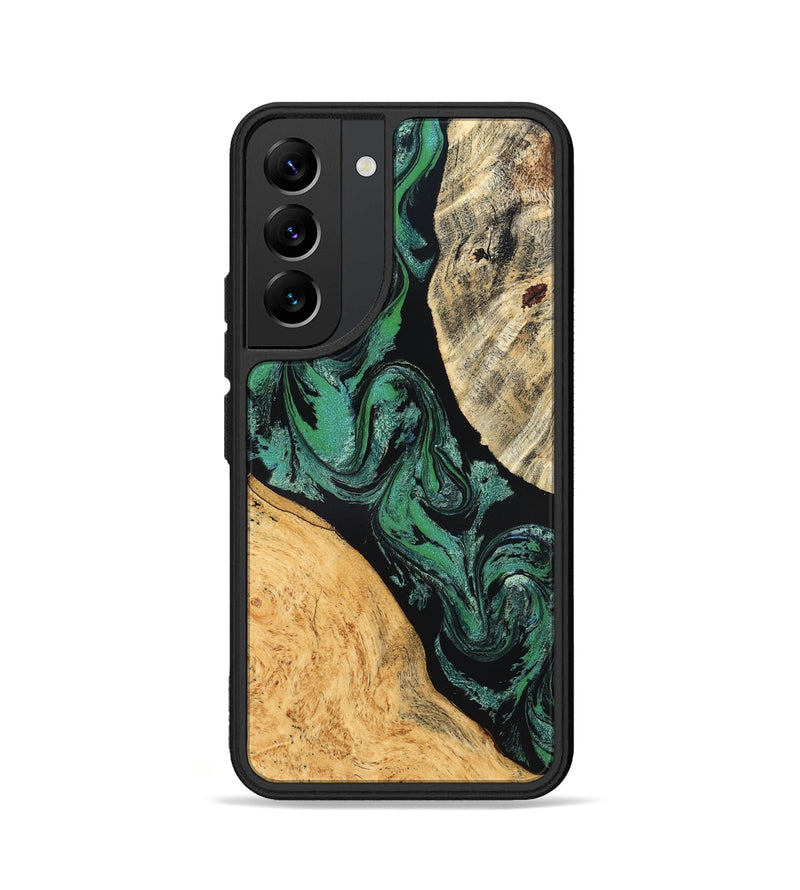 Galaxy S22 Wood Phone Case - Normand (Green, 832732)