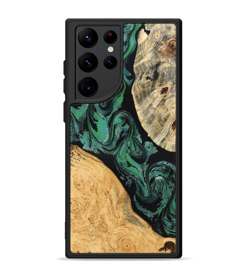 Galaxy S22 Ultra Wood Phone Case - Normand (Green, 832732)