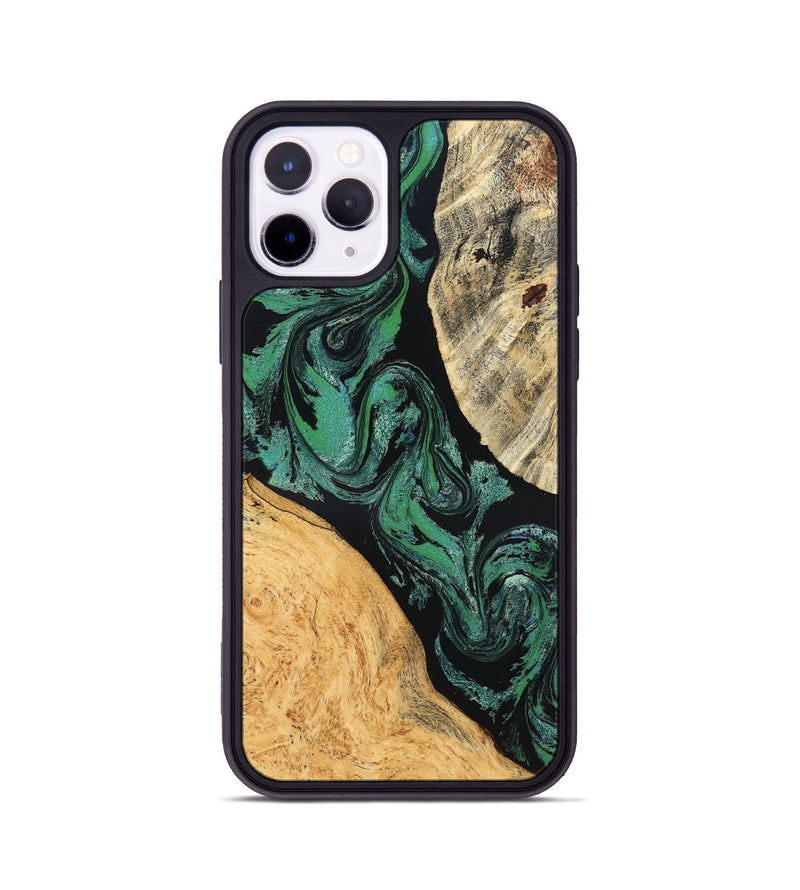 iPhone 11 Pro Wood Phone Case - Normand (Green, 832732)