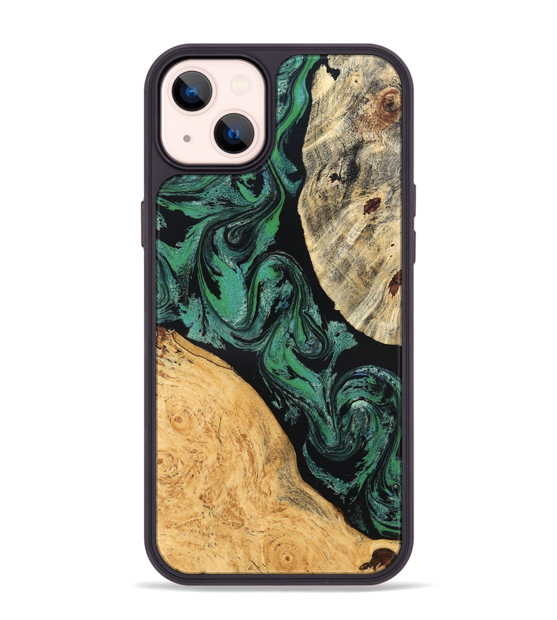 iPhone 14 Plus Wood Phone Case - Normand (Green, 832732)
