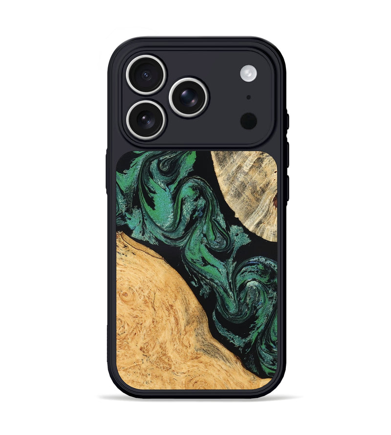 iPhone 17 Pro Wood Phone Case - Normand (Green, 832732)