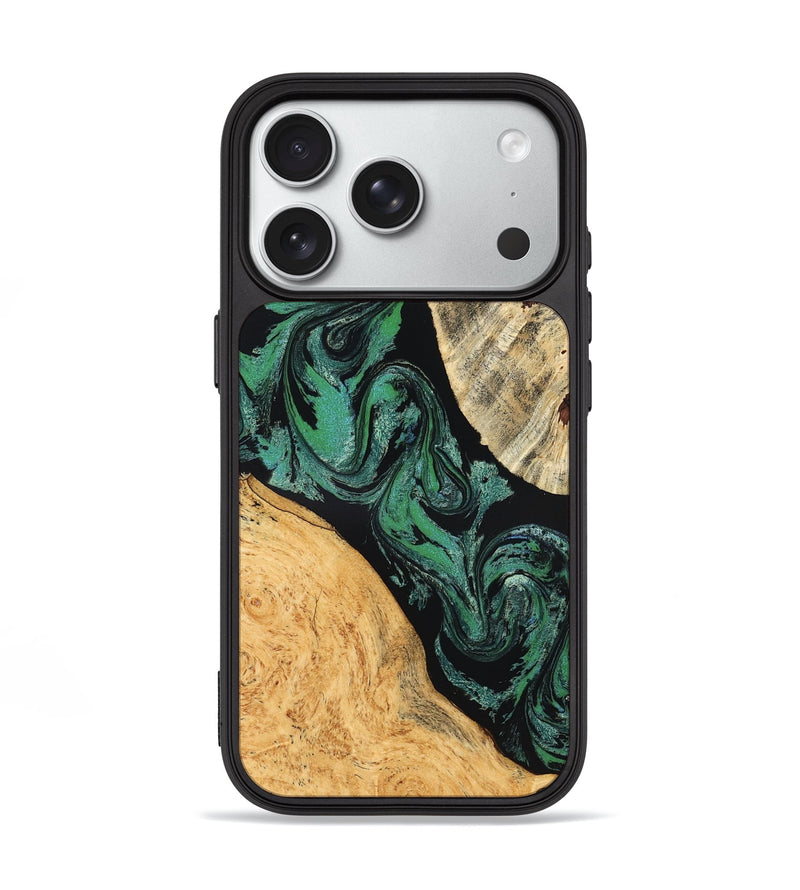 iPhone 18 Pro Wood Phone Case - Normand (Green, 832732)