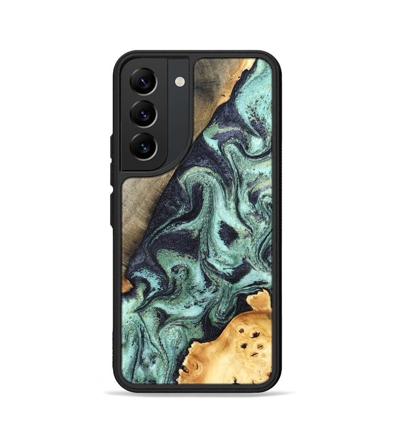 Galaxy S22 Wood Phone Case - Lester (Green, 832733)