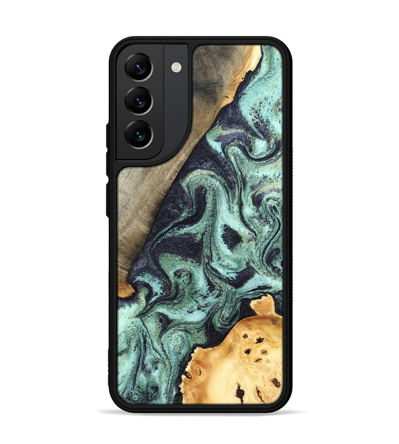 Galaxy S22 Plus Wood Phone Case - Lester (Green, 832733)
