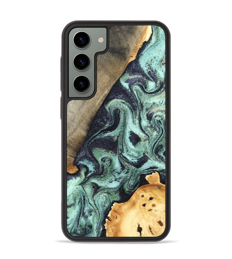 Galaxy S23 Plus Wood Phone Case - Lester (Green, 832733)