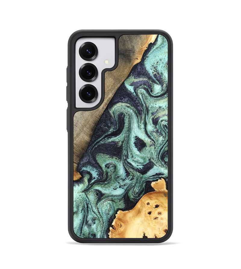 Galaxy S25 Wood Phone Case - Lester (Green, 832733)